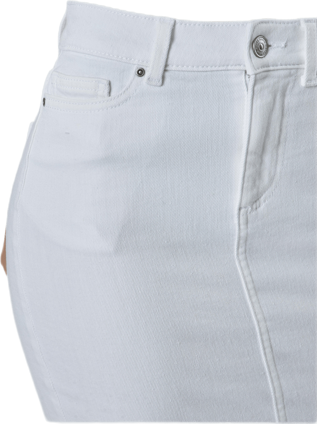 Lili Mw Denim Skirt White - Bild 4