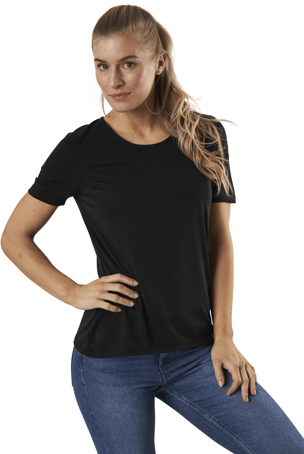 Kamala Ss Top Black