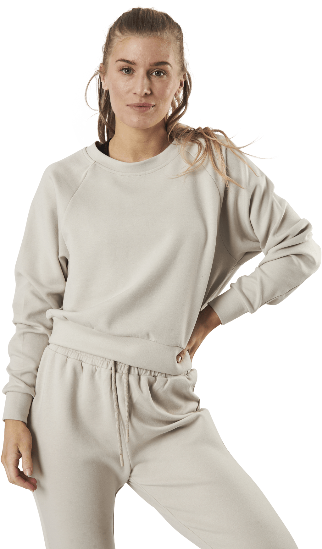 Joy L/S Raglan O-Neck Swt Grey