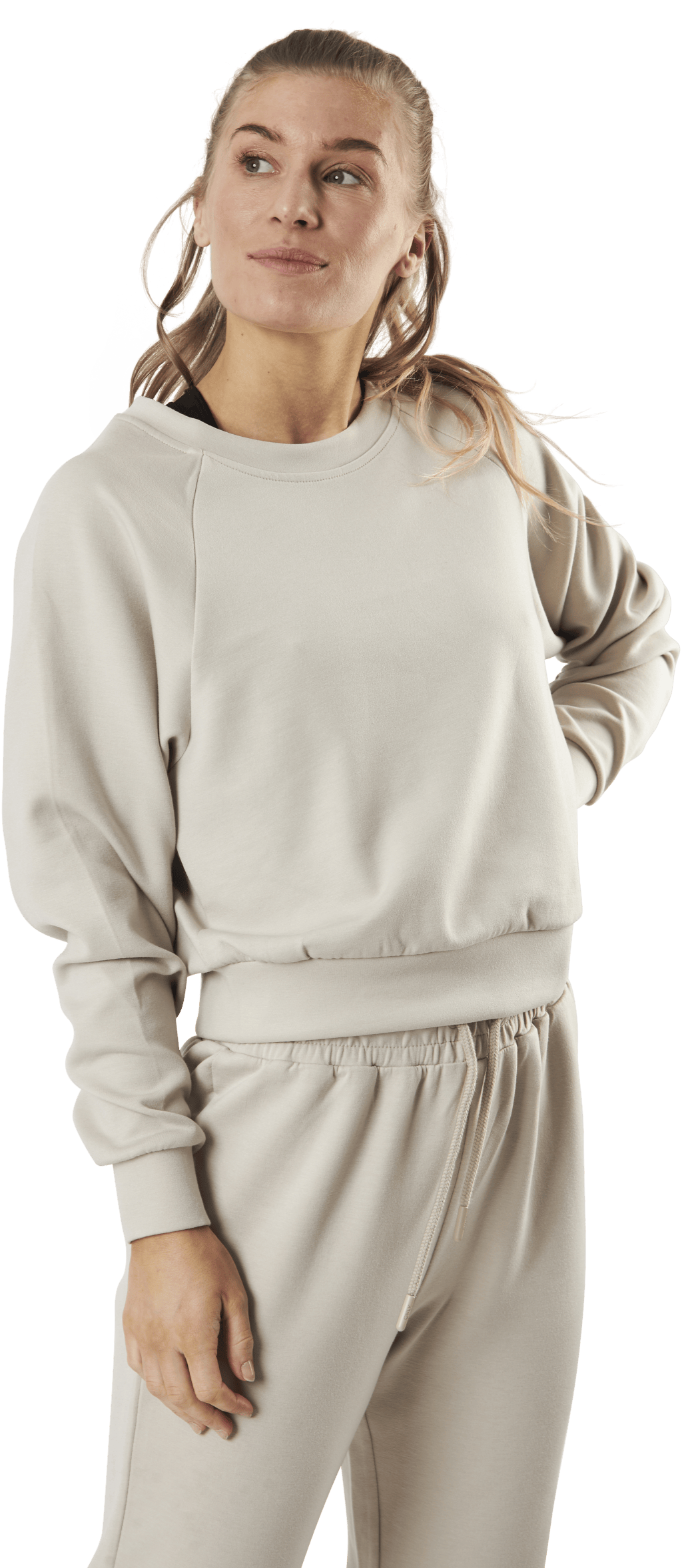 Joy L/S Raglan O-Neck Swt Grey - Bild 2