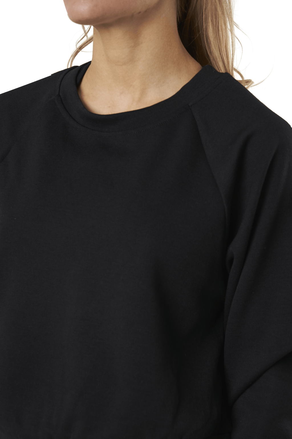 Joy L/S Raglan O-Neck Swt Black - Bild 4