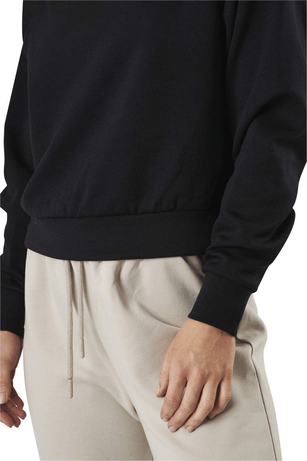 Joy L/S Raglan O-Neck Swt Black - Bild 5