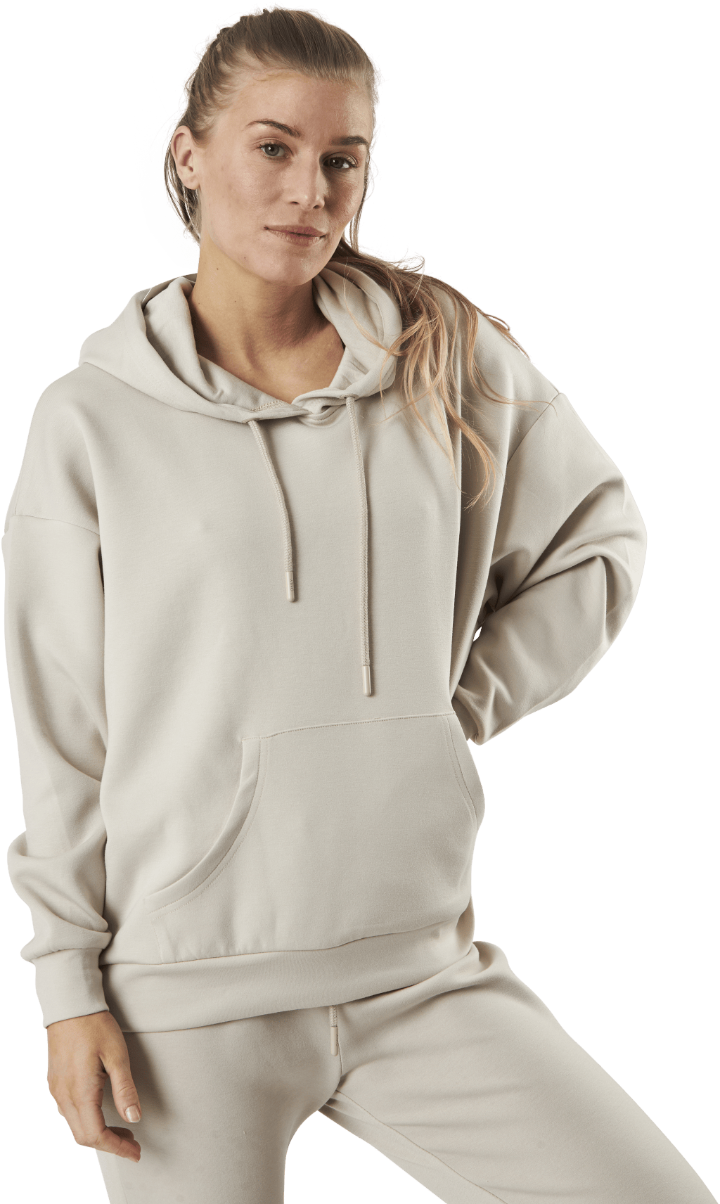 Joy L/S Oversize Hood Swt Grey