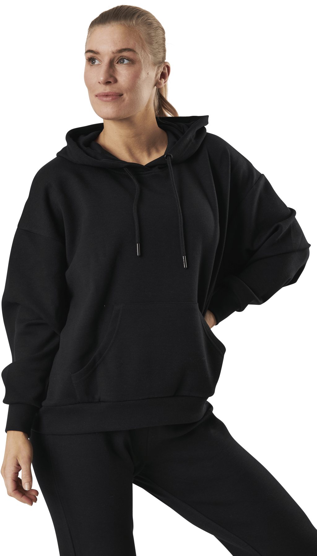 Joy L/S Oversize Hood Swt Black