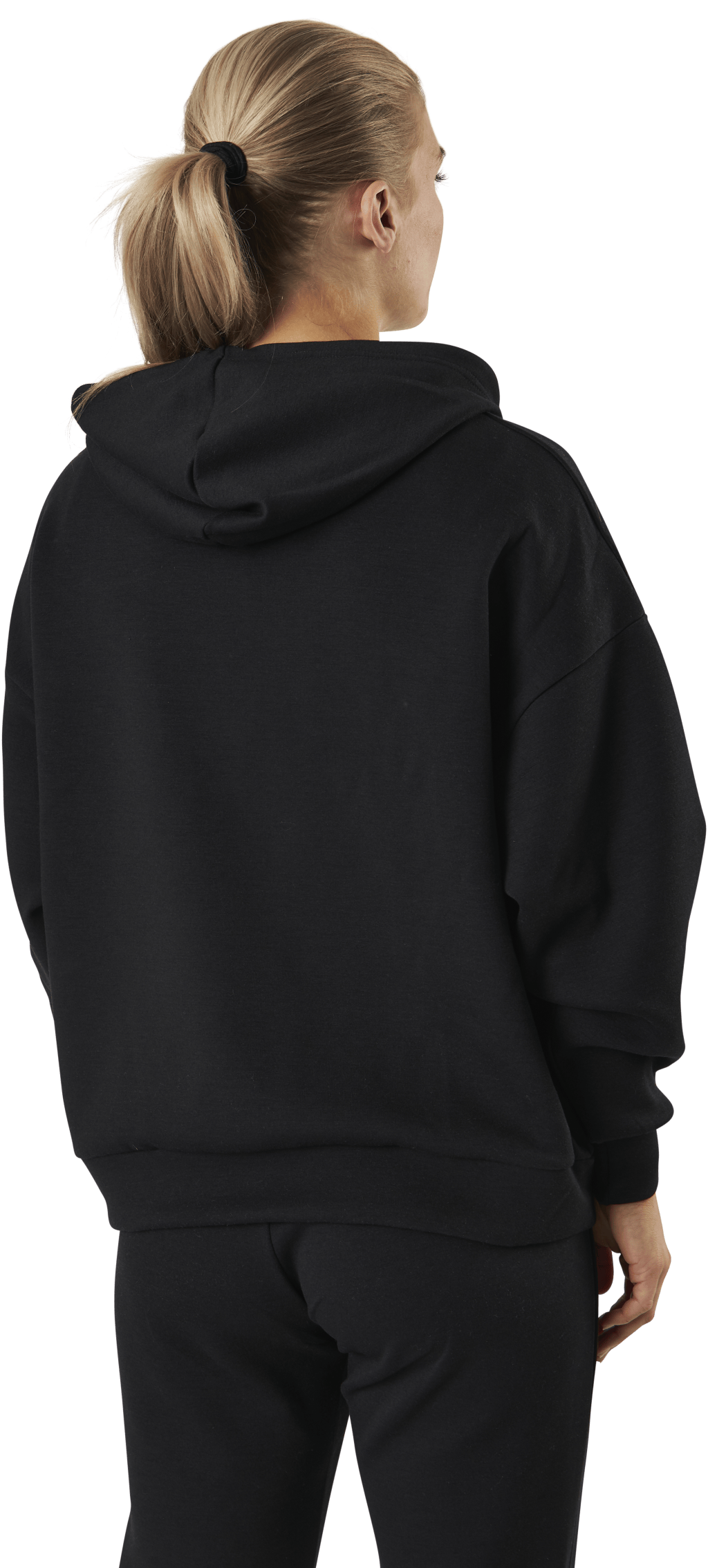 Joy L/S Oversize Hood Swt Black - Bild 2
