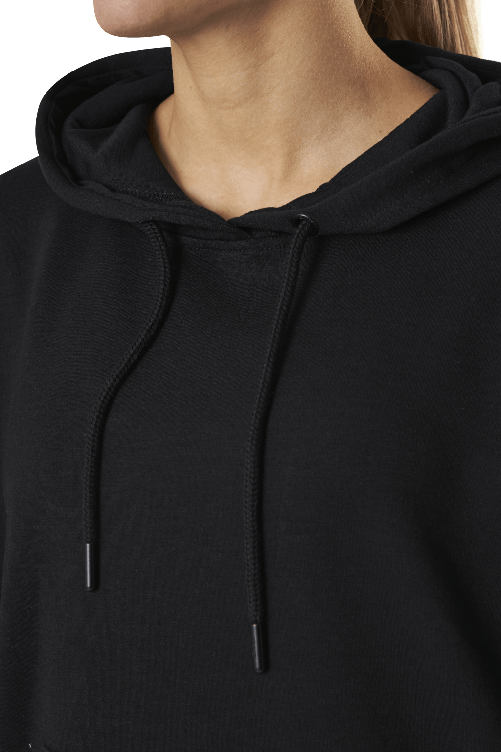 Joy L/S Oversize Hood Swt Black - Bild 3