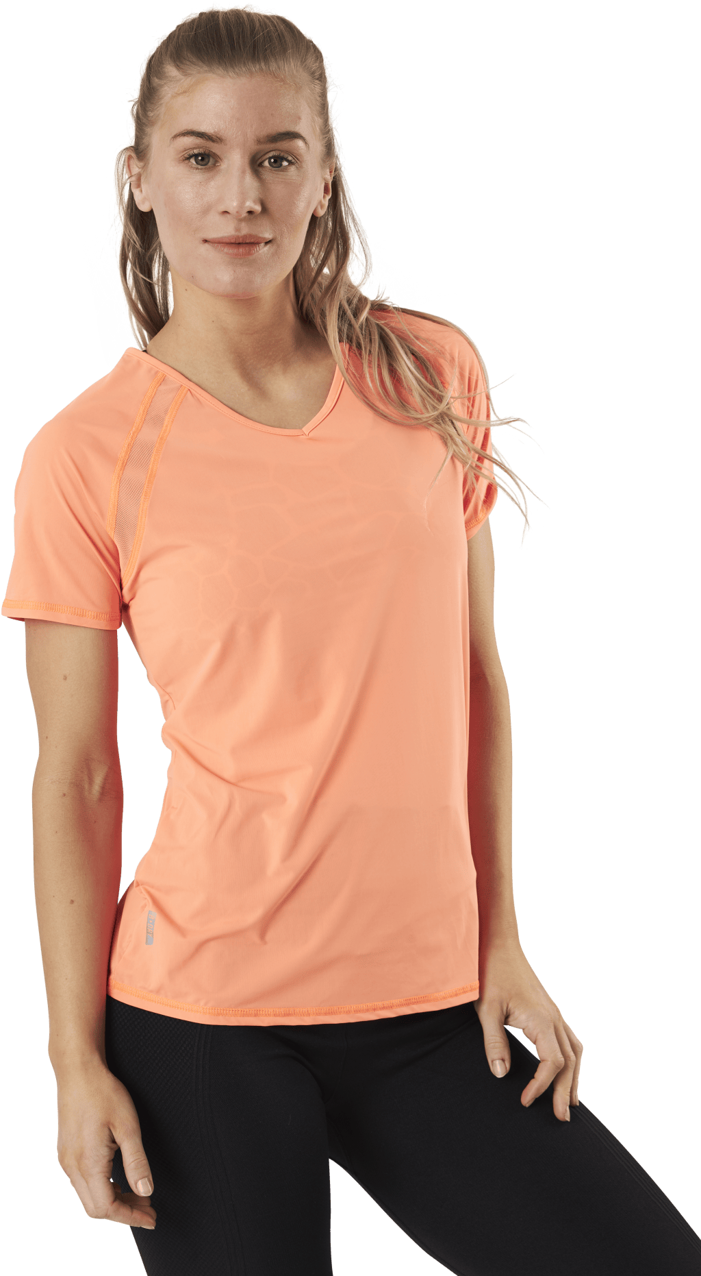 Performance Training Ss V-Neck  Tee Yellow, Female, Bekleidung, T-Shirt, Trainieren, Gelb, S