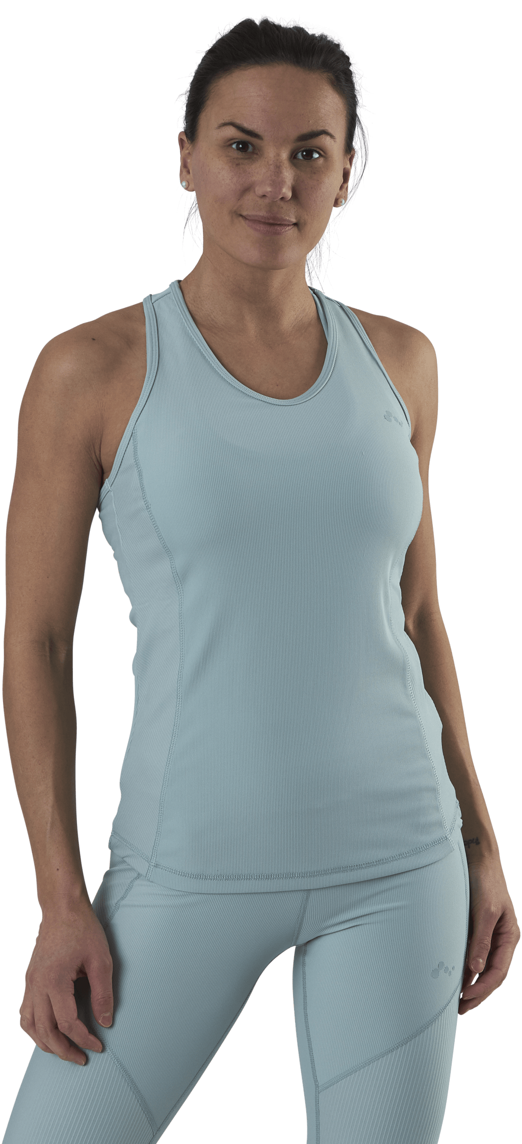 Jana Sl Train V-Neck Top Grey