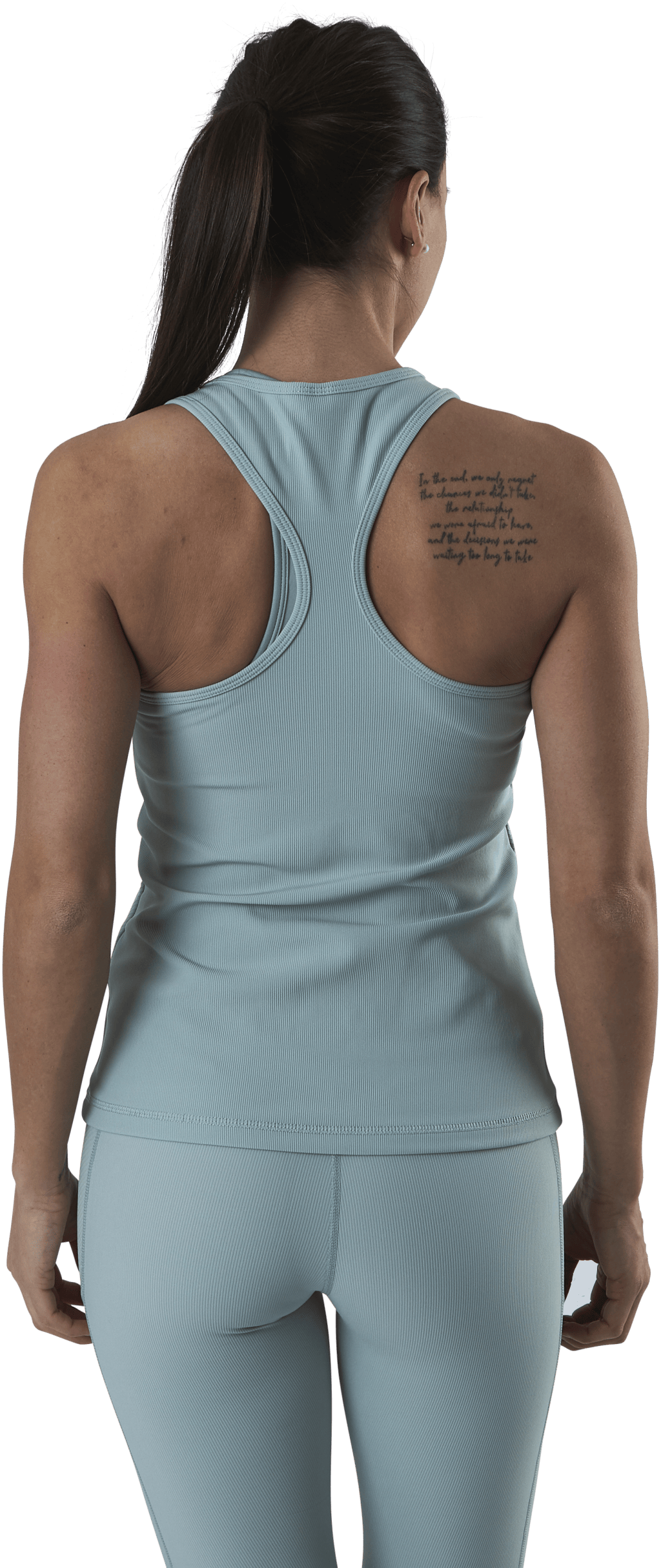 Jana Sl Train V-Neck Top Grey - Bild 3