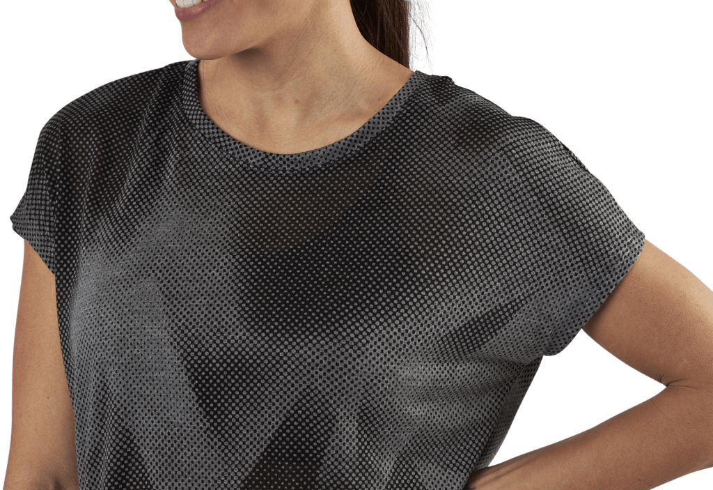 Fan Loose Burnout Ss Tee Black - Bild 2