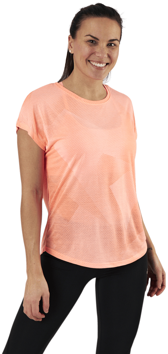 Fan Loose Burnout Ss Tee Orange - Bild 5