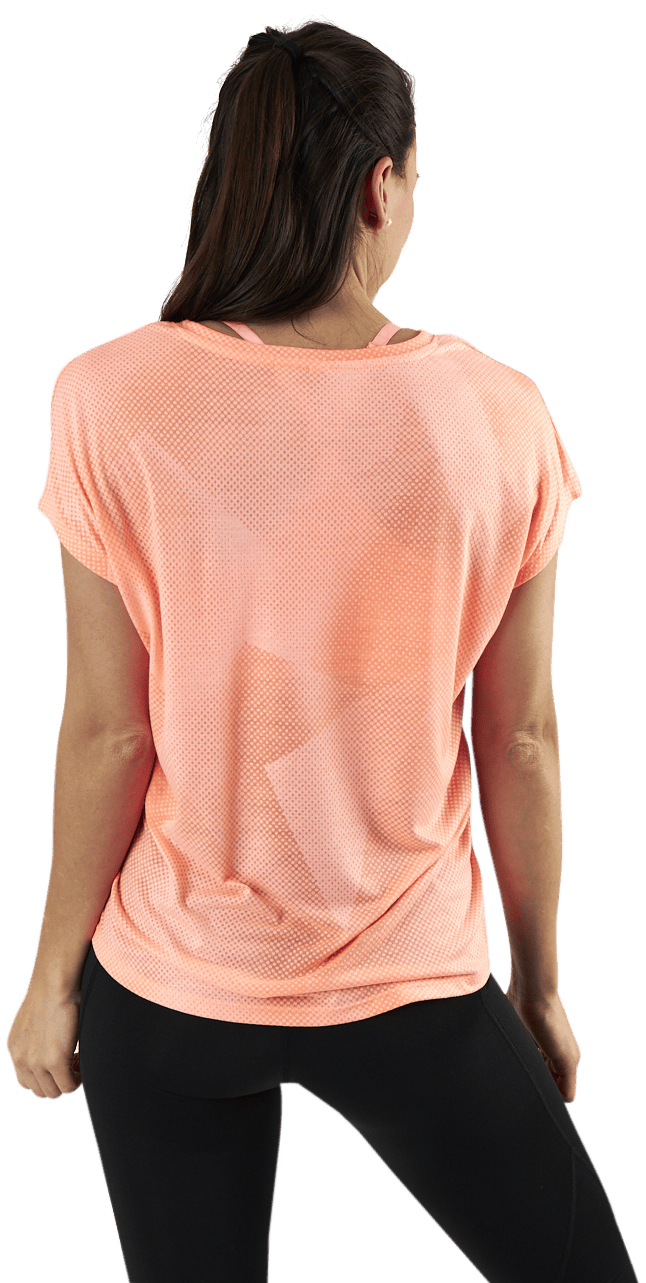 Fan Loose Burnout Ss Tee Orange - Bild 6
