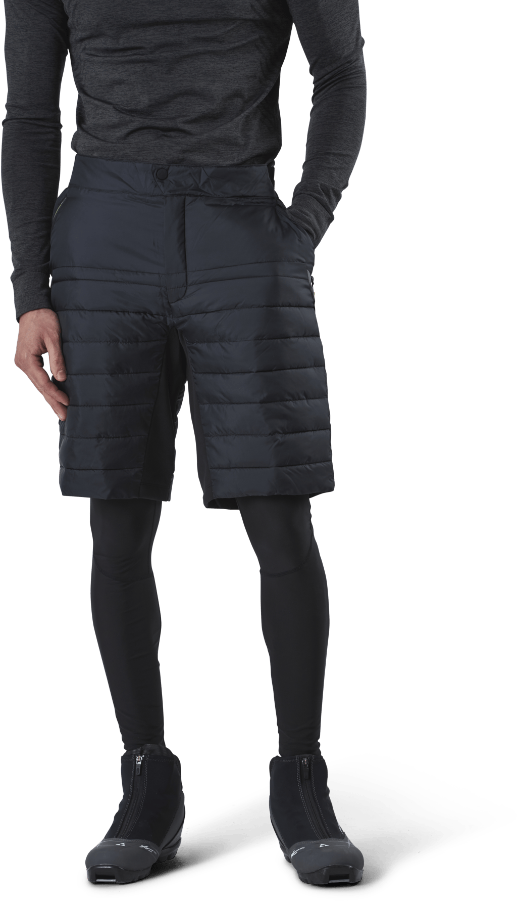 Idre Insulation Shorts Black, Male, Apparels, Pants, Running, Black, S