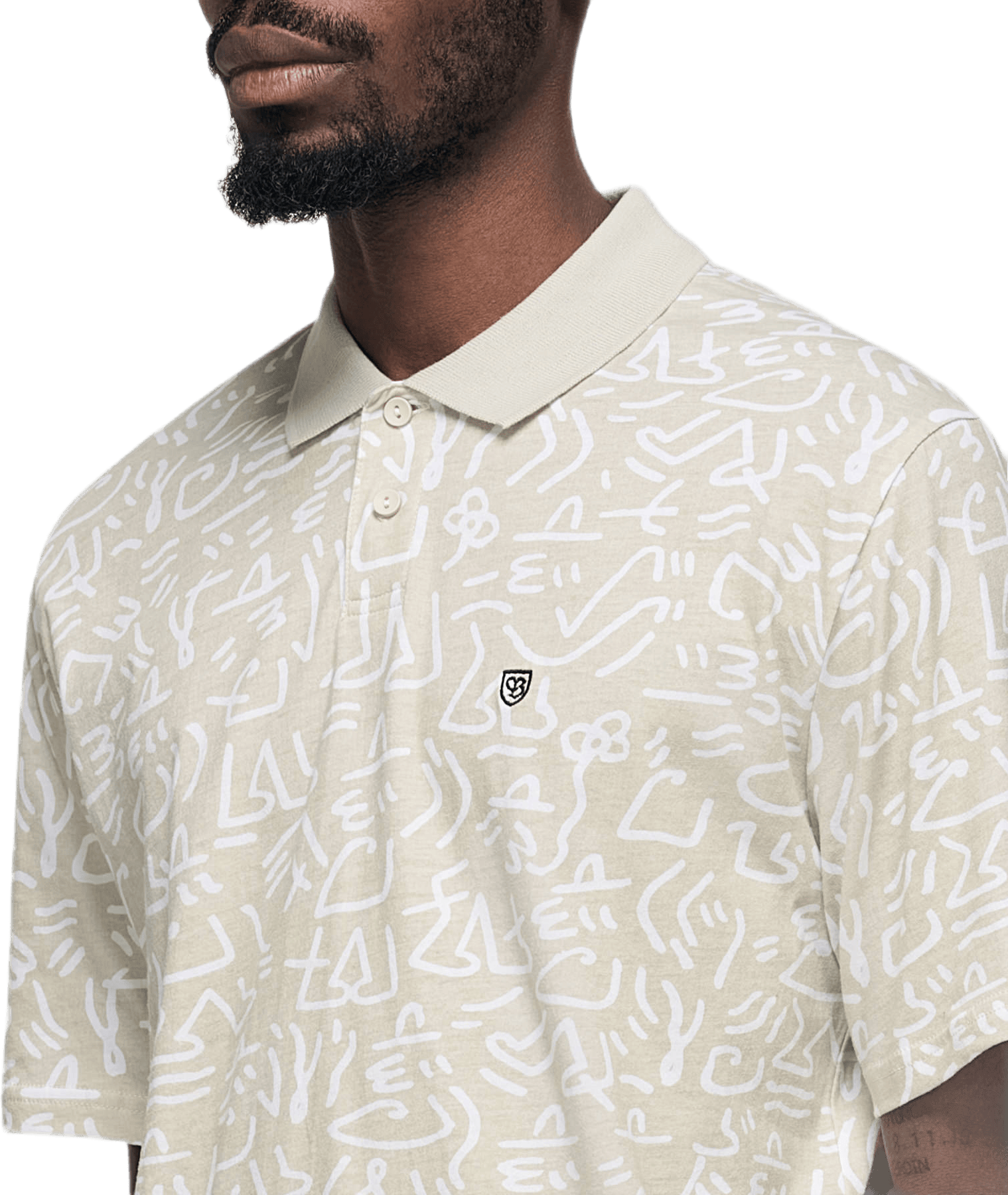 Rue Short Sleeve Polo Gray - Bild 2