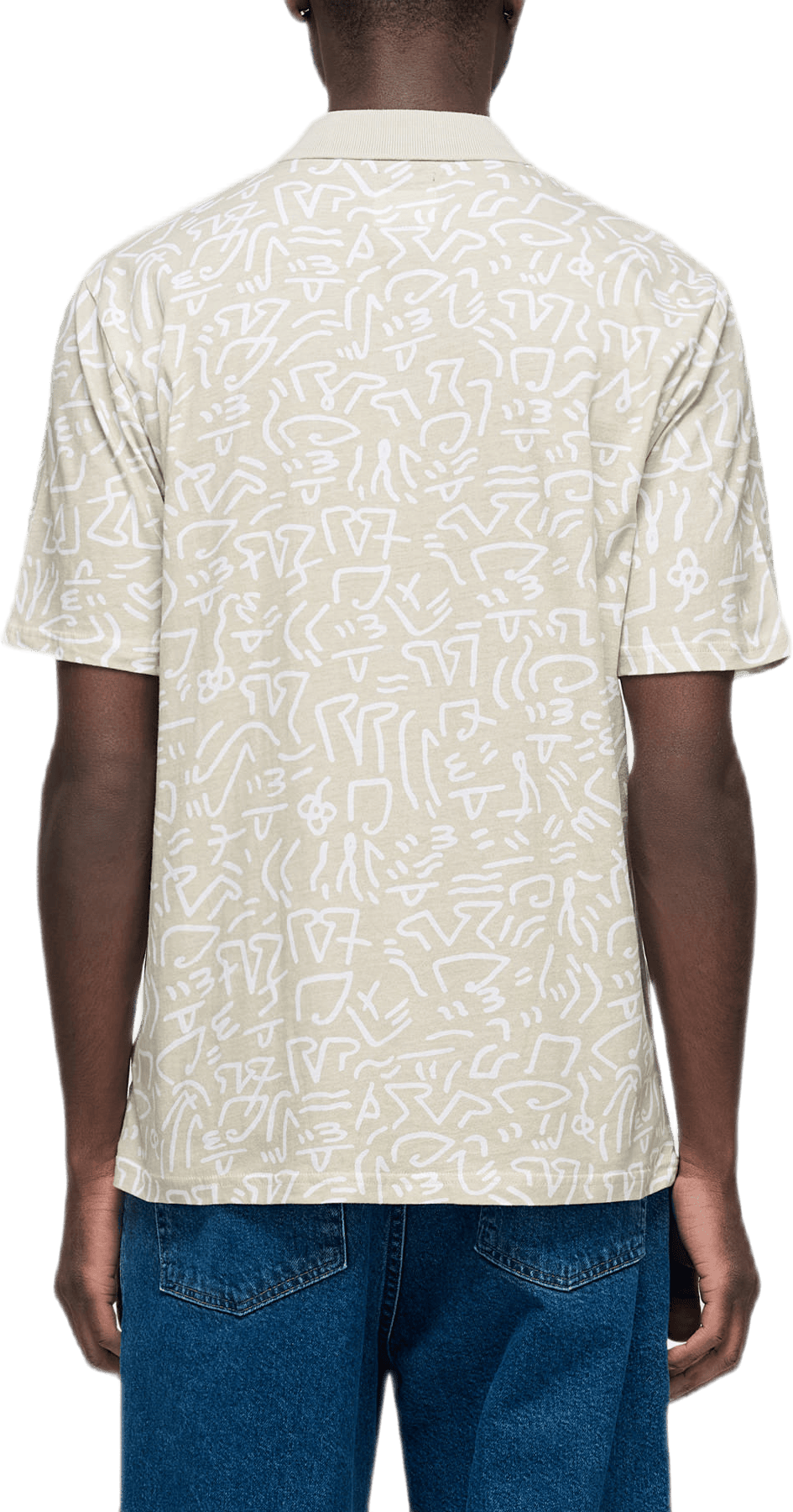 Rue Short Sleeve Polo Gray - Bild 3