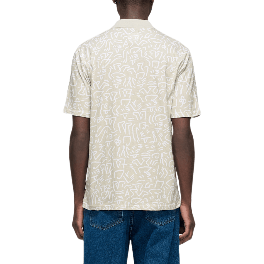 Rue Short Sleeve Polo Gray - Bild 3