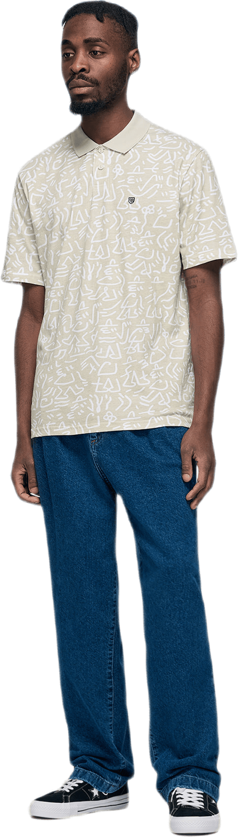 Rue Short Sleeve Polo Gray - Bild 4