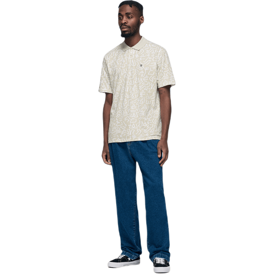 Rue Short Sleeve Polo Gray - Bild 4