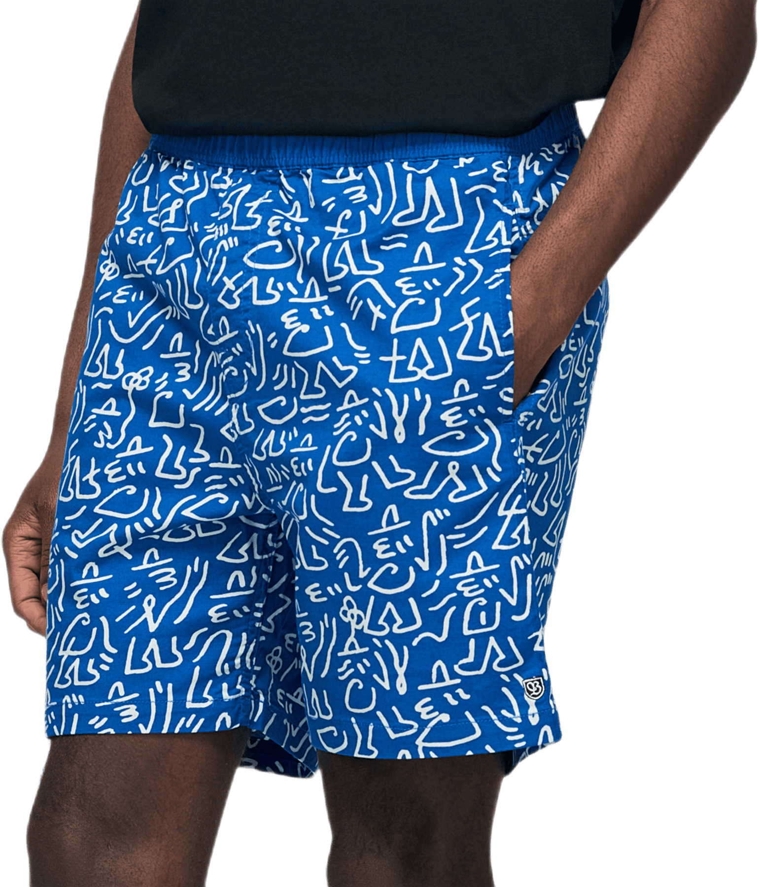 Steady Elastic Wb Shorts Blue - Bild 2