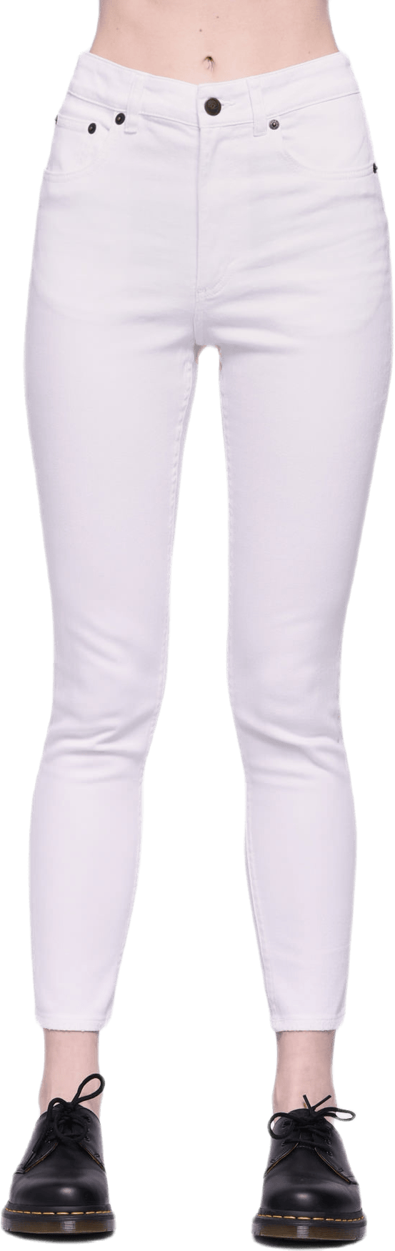 High Skin Jeans White