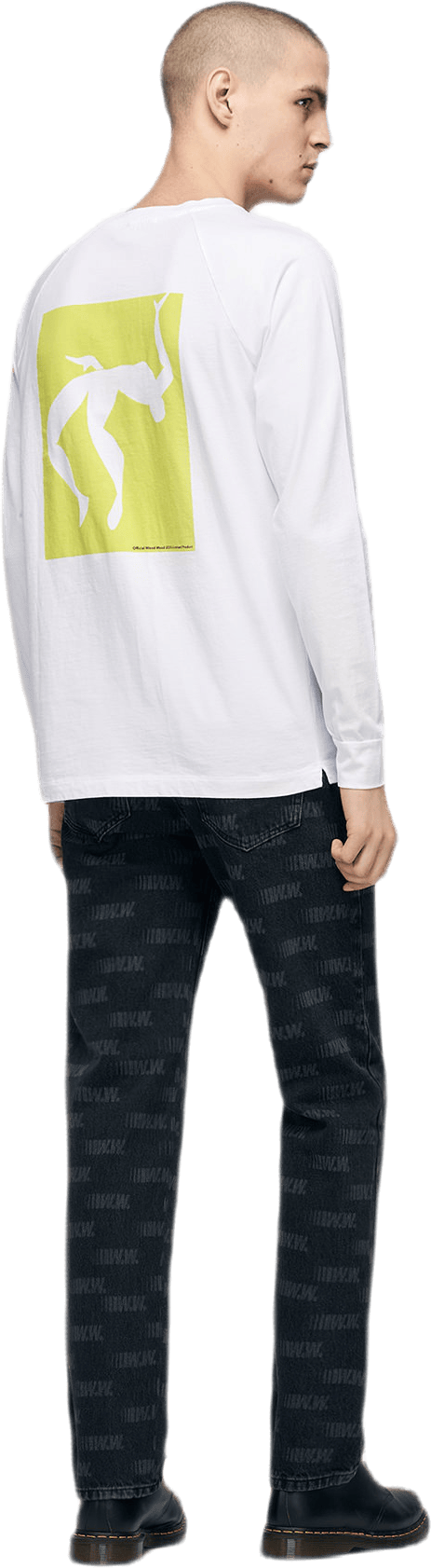 Han Long Sleeve Tee White - Bild 2
