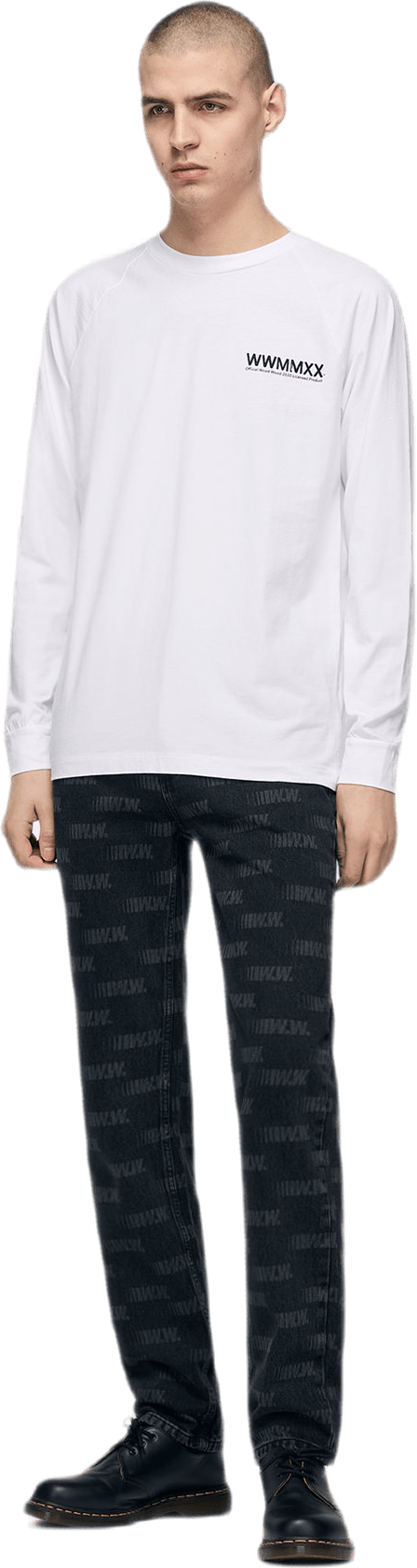 Han Long Sleeve Tee White - Bild 4