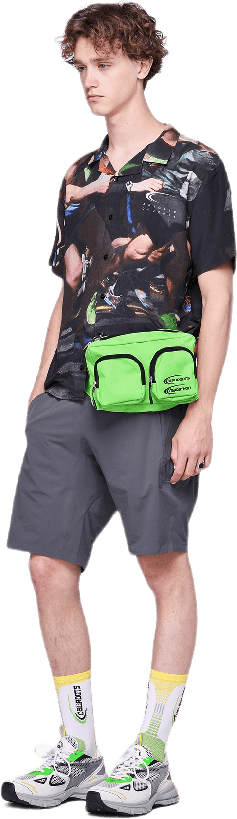 X Caliroots Multi Pocket Bumba Green - Bild 5