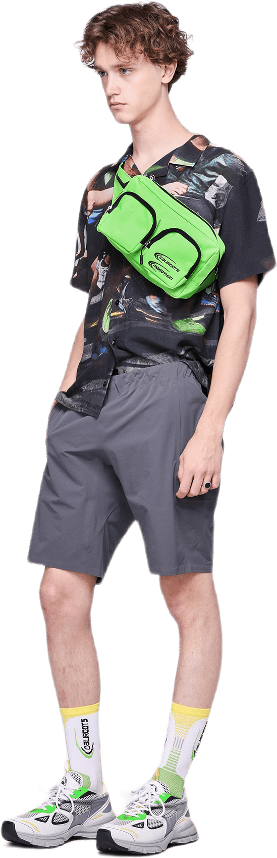 X Caliroots Multi Pocket Bumba Green - Bild 6