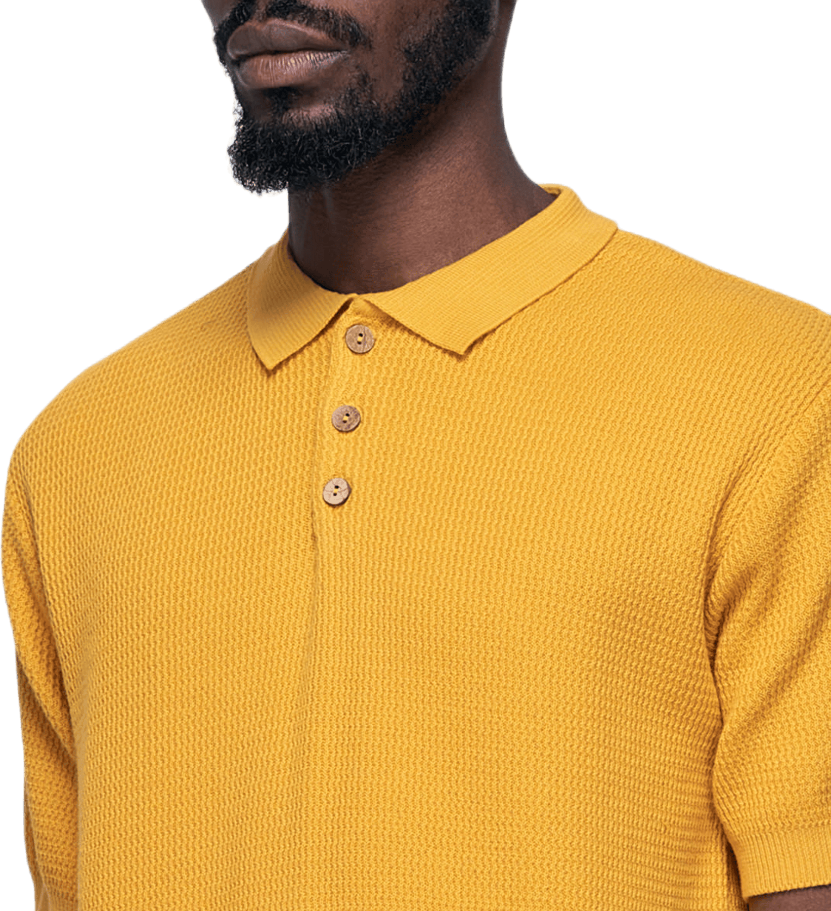 Sweater Short Sleeve Gnesta Yellow - Bild 3