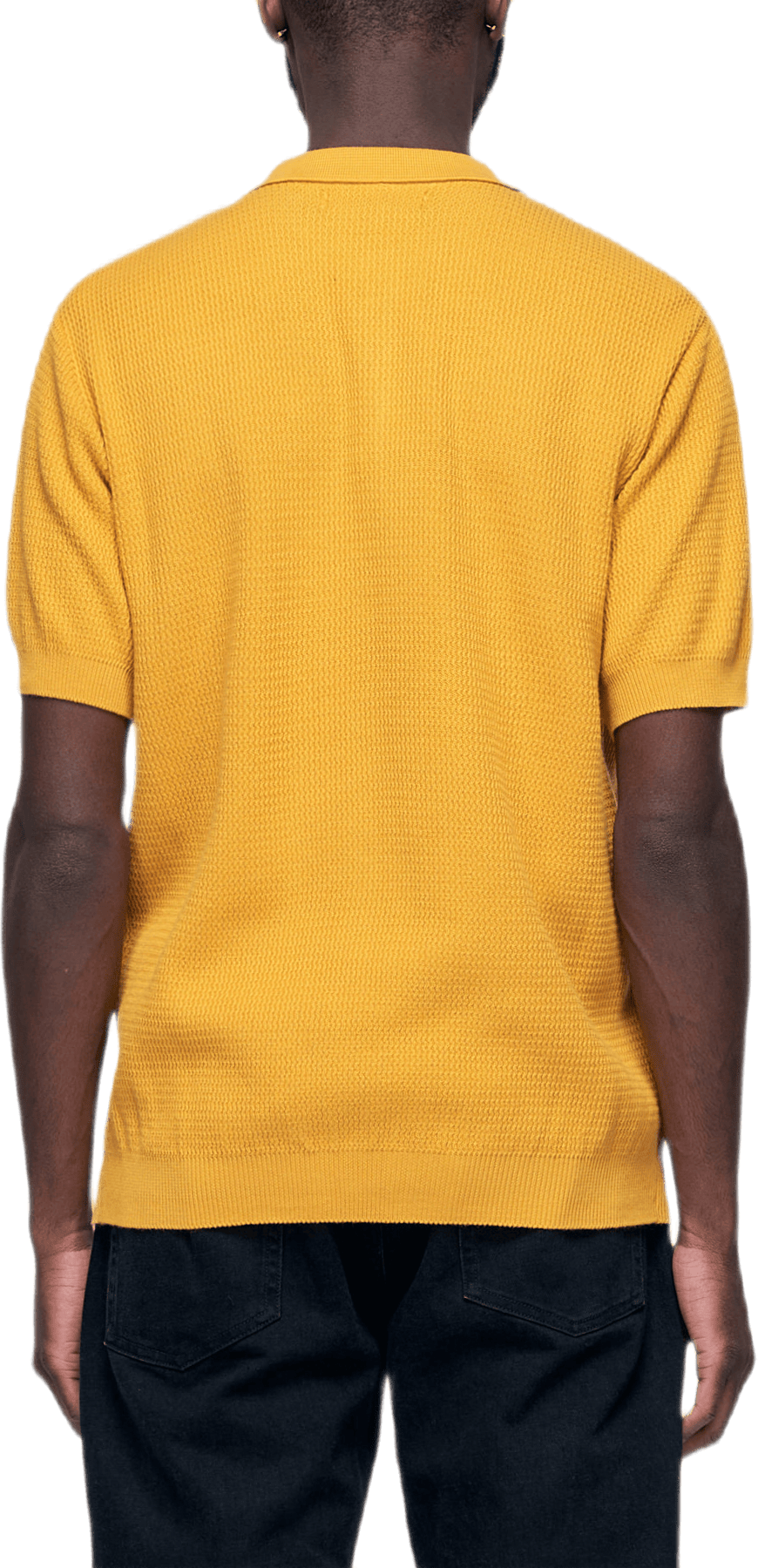 Sweater Short Sleeve Gnesta Yellow - Bild 4