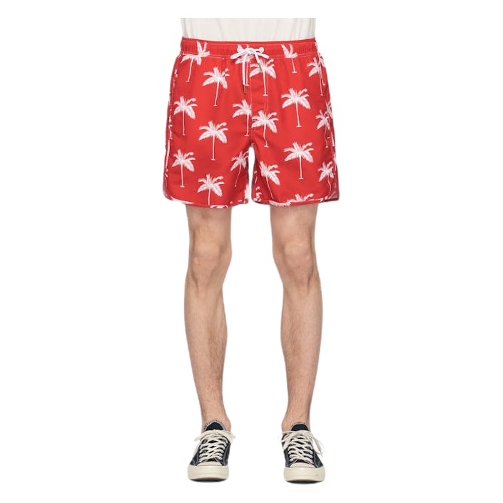 Palms Swim Short Red, Male, Odevy, Plavky, Červená, S