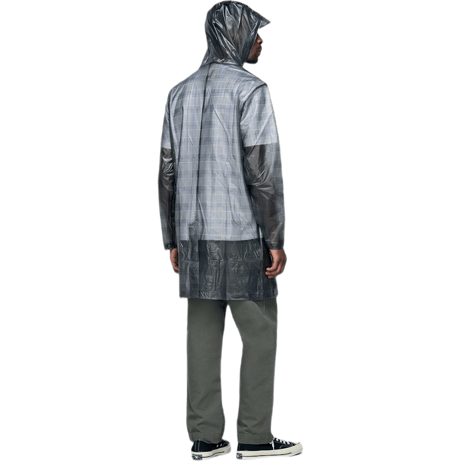 Check Hooded Coat Gray - Bild 5
