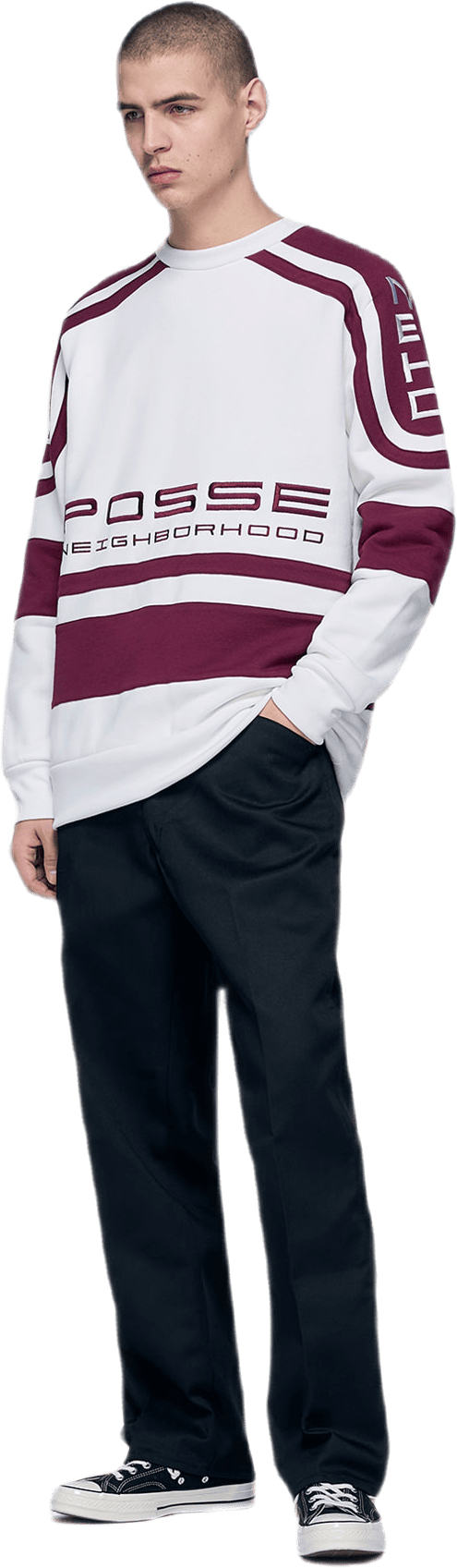 Jersey / Ce-crew . Ls White - Bild 2