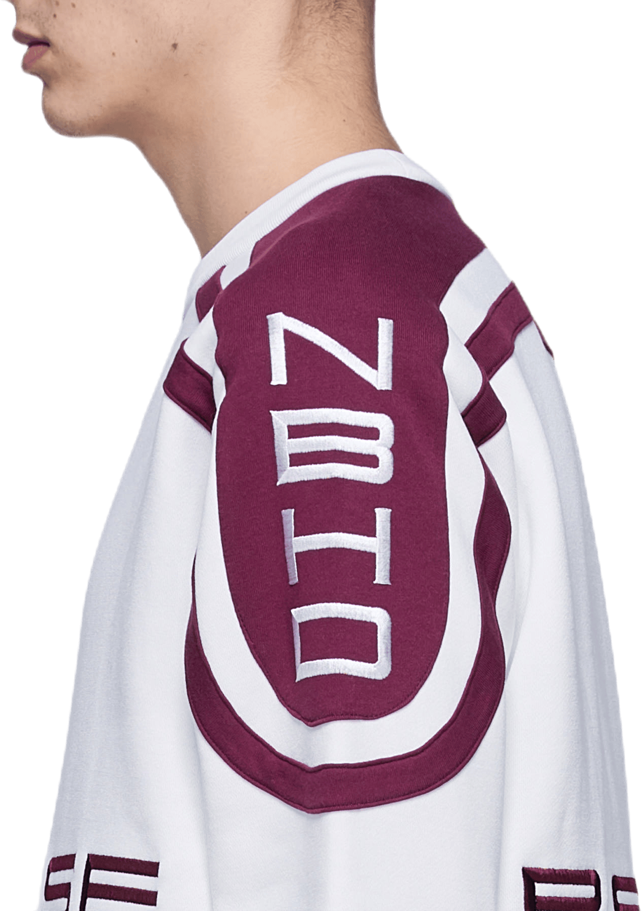 Jersey / Ce-crew . Ls White - Bild 4
