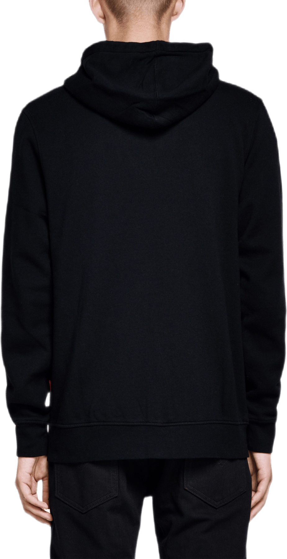 Felt Logo Zip Hoodie Black - Bild 7