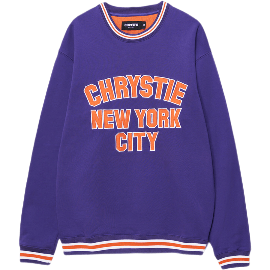 Varsity Logo Crewneck Purple