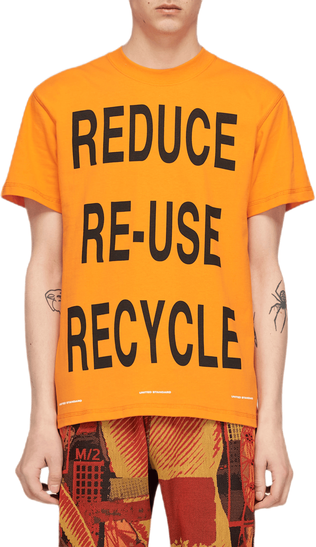 X Virgil Abloh Virgil Recycle  Orange
