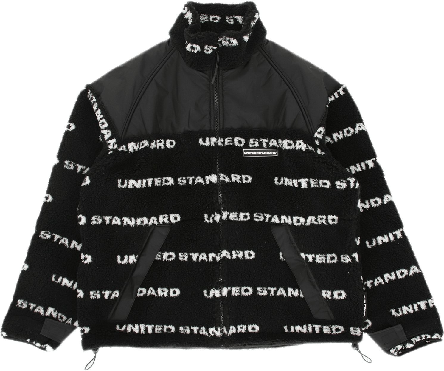 Fleece Logo Jacket Black