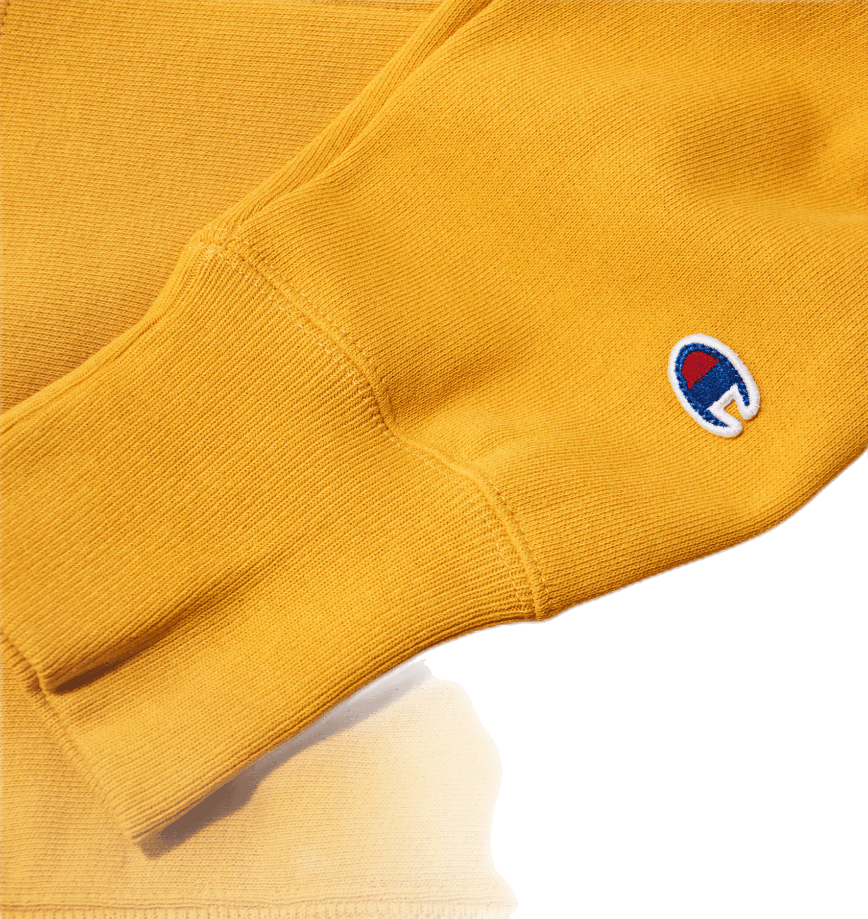 Reverse Weave Pullover Hood Yellow - Bild 3