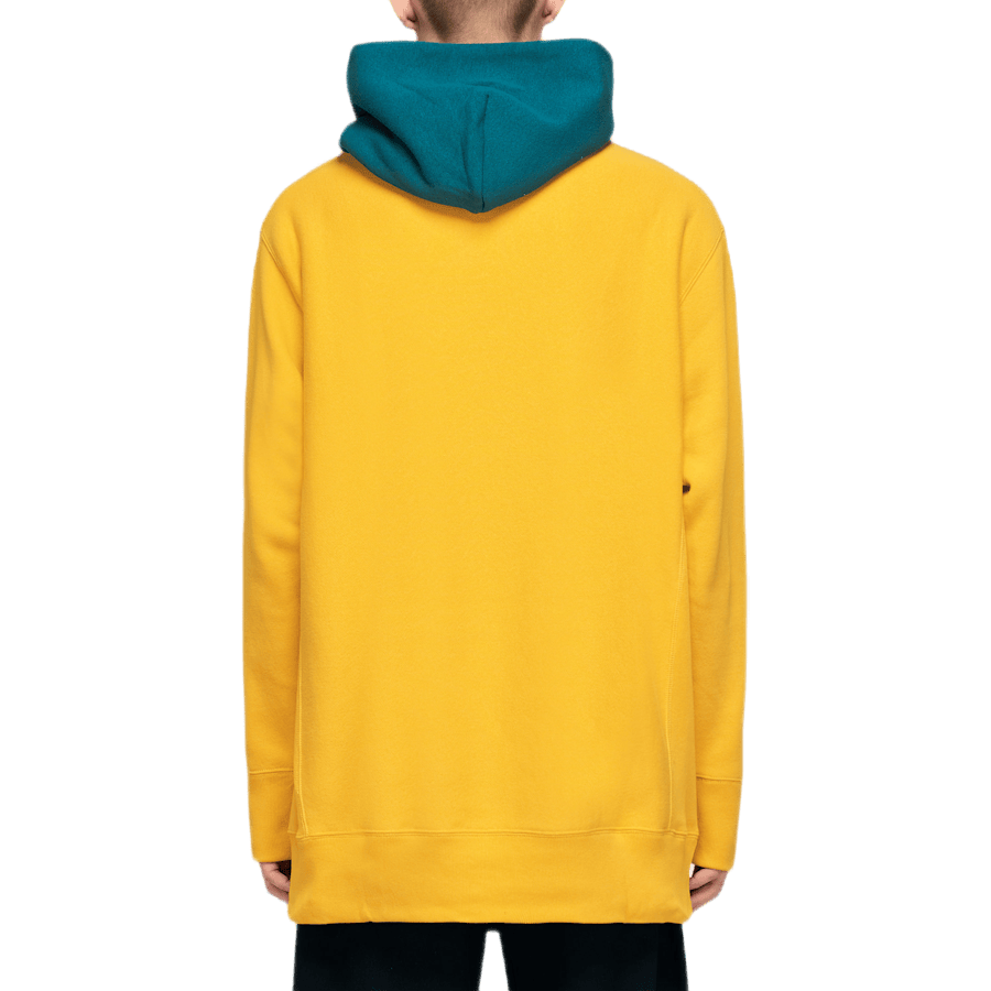 Color Block Hooded Sweatshirt Yellow - Bild 3