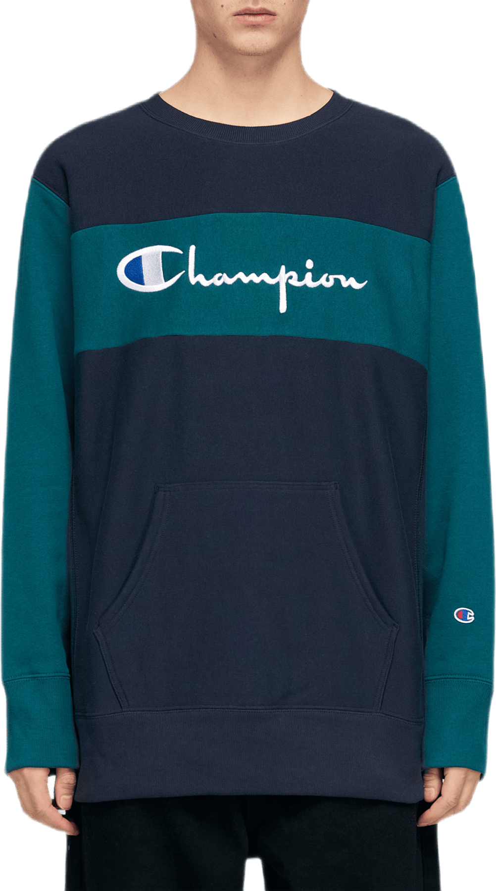 Color Block Crewneck Sweatshir Multi