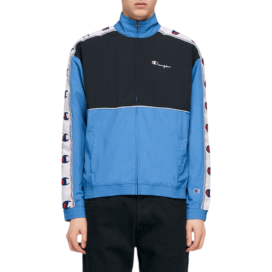 Reverse Weave Full Zip Jacket Blue