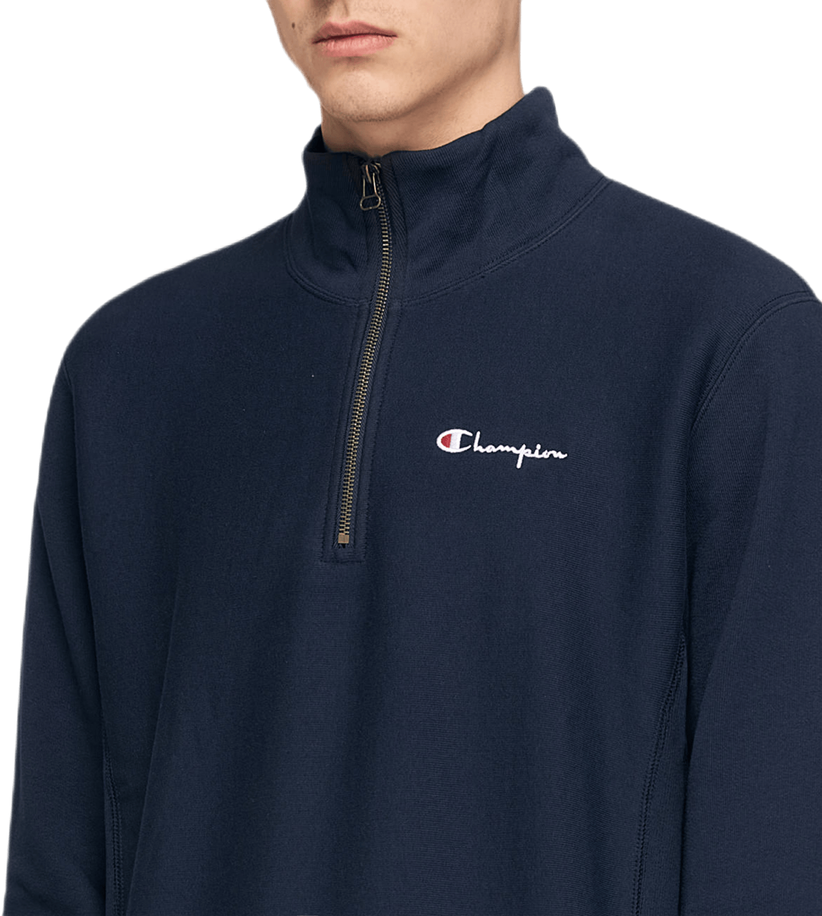 Small Script Half Zip Sweatshi Blue - Bild 2