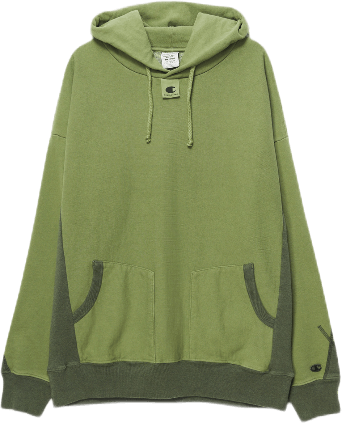 Hooded Sweatshirt X Craig Gree Green, Male, Apparels, hoodies and sweatshirts, Green, S