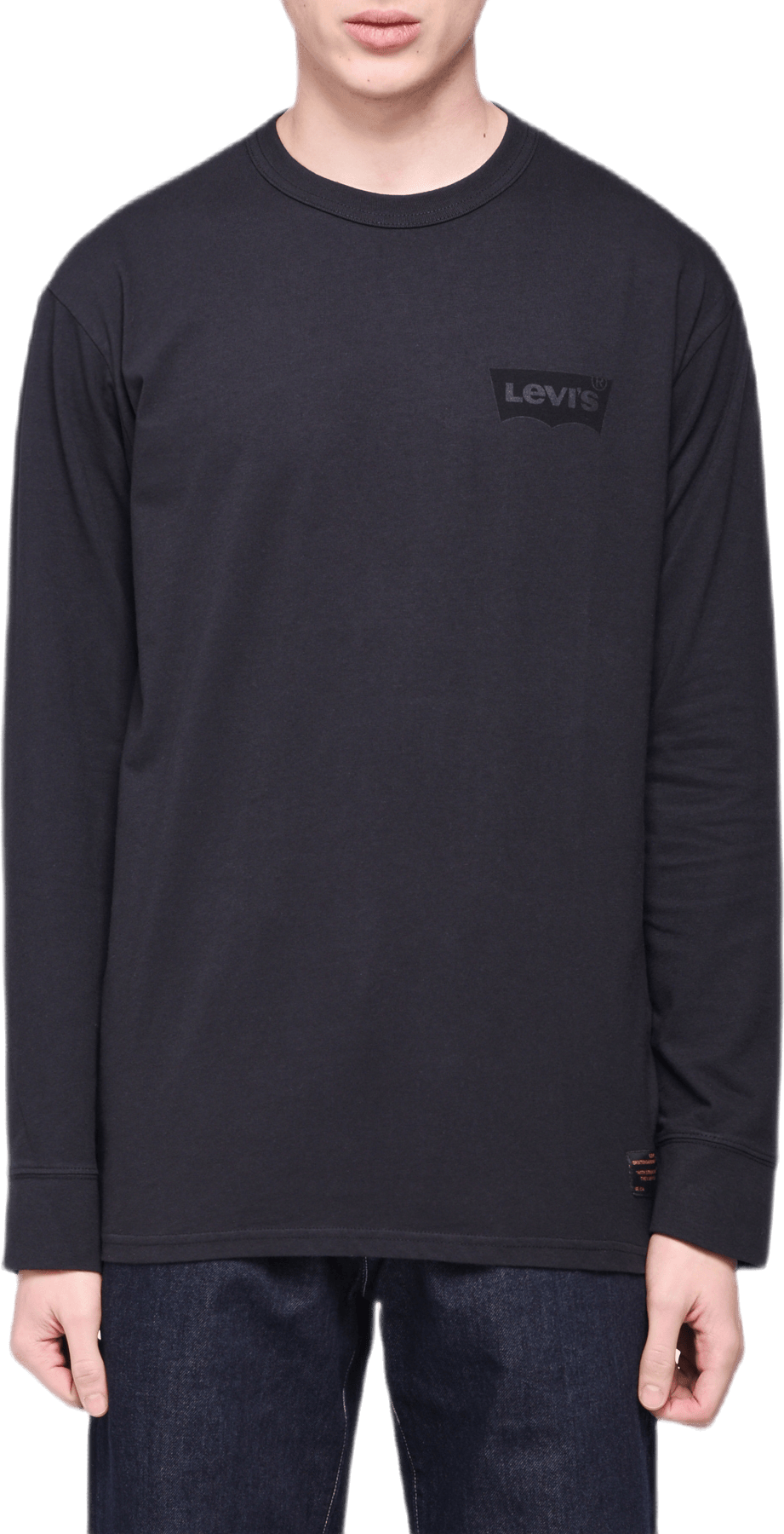 Graphic Long Sleeve Tee Black