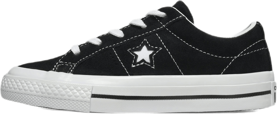 Kids One Star Ox Black, Unisex, Shoes, Trainers, Black, EU 34