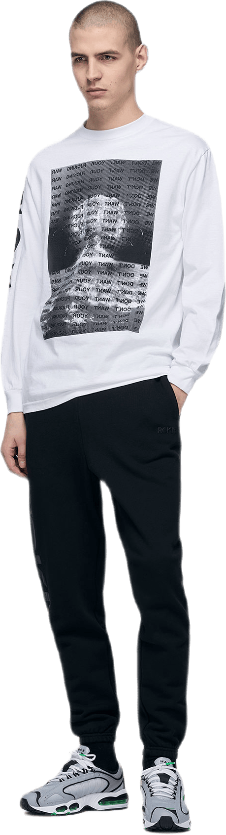 Ceasefire Longsleeve Tee White - Bild 2