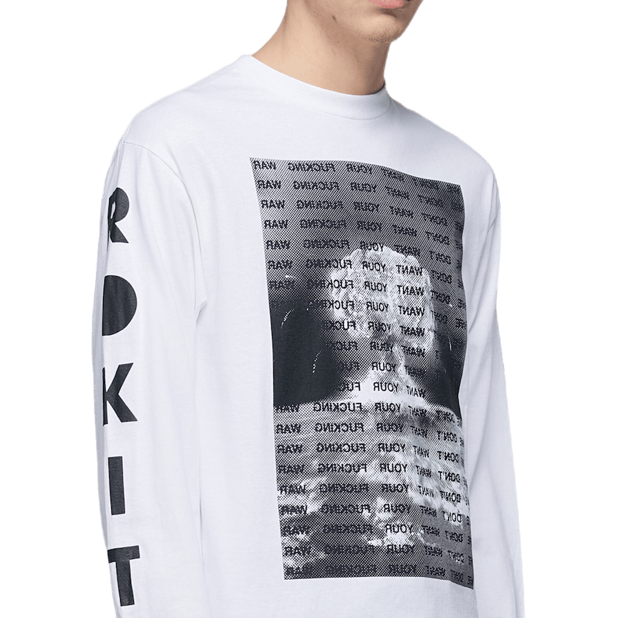 Ceasefire Longsleeve Tee White - Bild 3