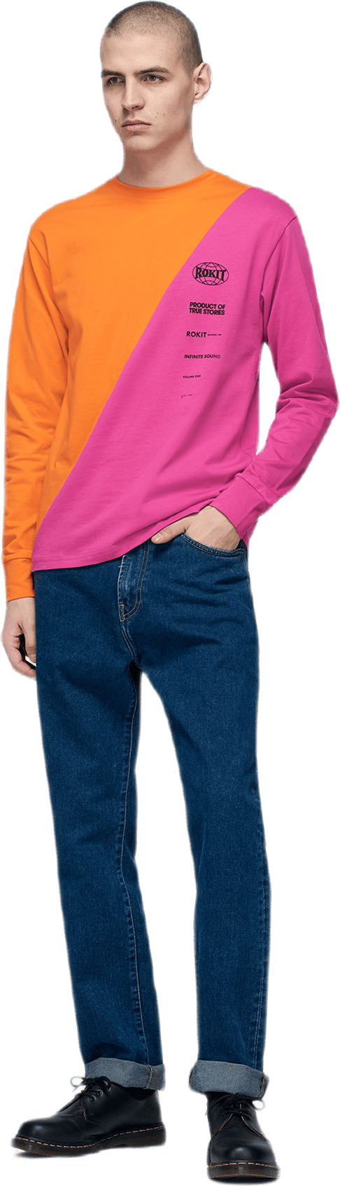 Slasher Longsleeve Crew Orange - Bild 5