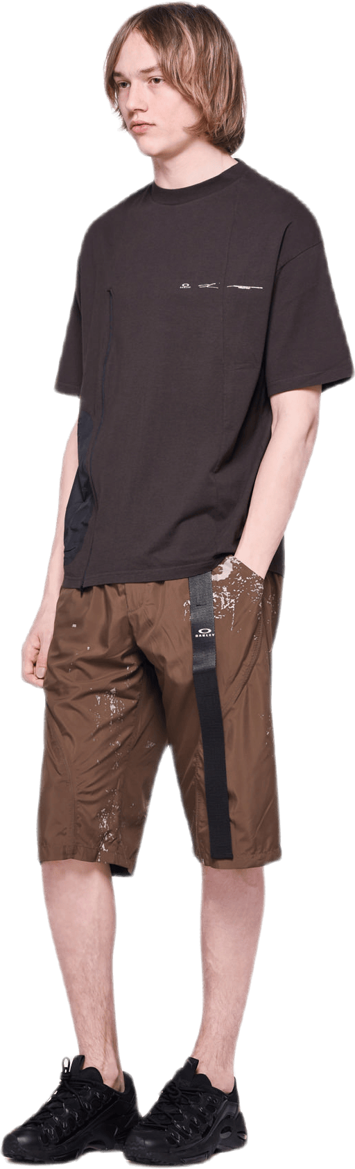 Rock Print Shorts Brown - Bild 5